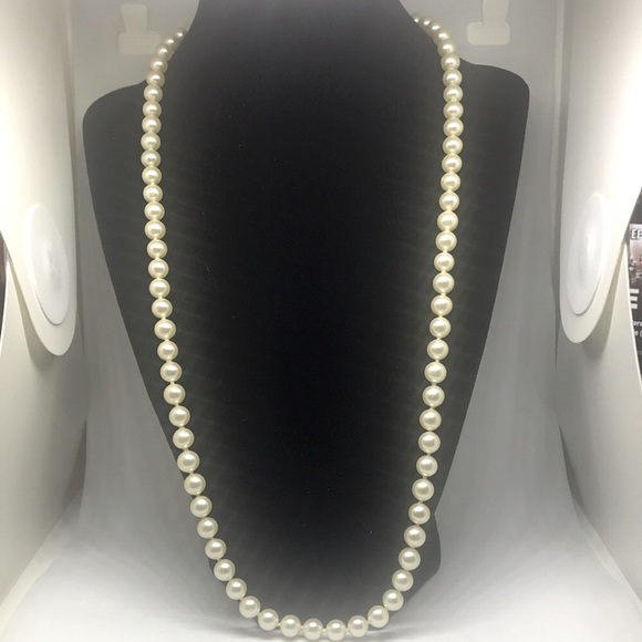 Vintage | Faux Pearl | Long Necklace | Approx. 22” - Picture 3 of 7
